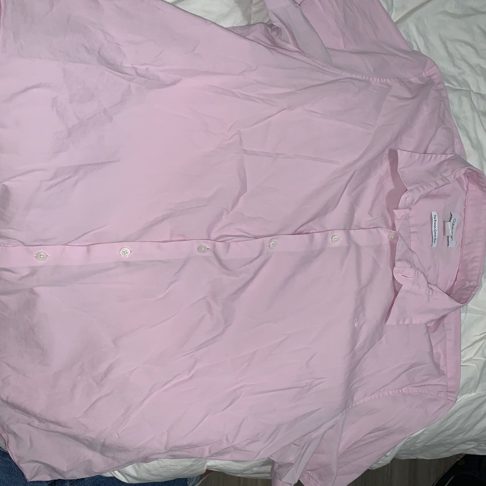 Calvin Klein pink button down
